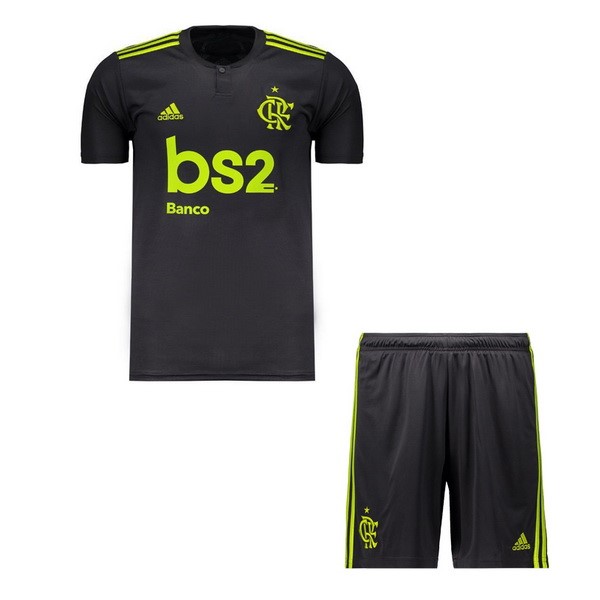 Camiseta Flamengo Tercera Niños 2019-2020 Verde Negro